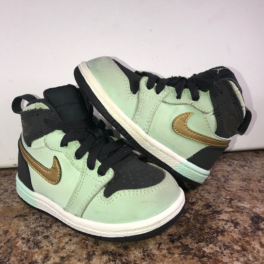Jordan1 Retro High GT Mint‎ Foam Toddler Size 5C 705324-300